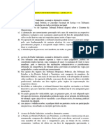 Lista Direito Constitucional