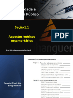 Encontro 1 - Aspectos Teóricos Orçamentários