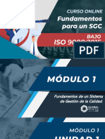 Presentación Curso Fundamentos Bajo ISO 9000 - 2015