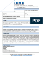 Plano de Aula 1 - Biossegurança e Controle Biológico