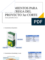 LINEAMIENTOS PARA LA ENTREGA DEL PROYECTO 2DO CORTE Ejercicio Clase