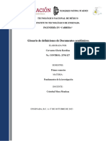 Glosario de Definiciones de Documentos Académicos.
