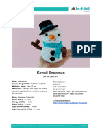 Kawaii Snowman Es