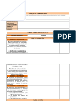 Proyecto Comunitario (Formato)