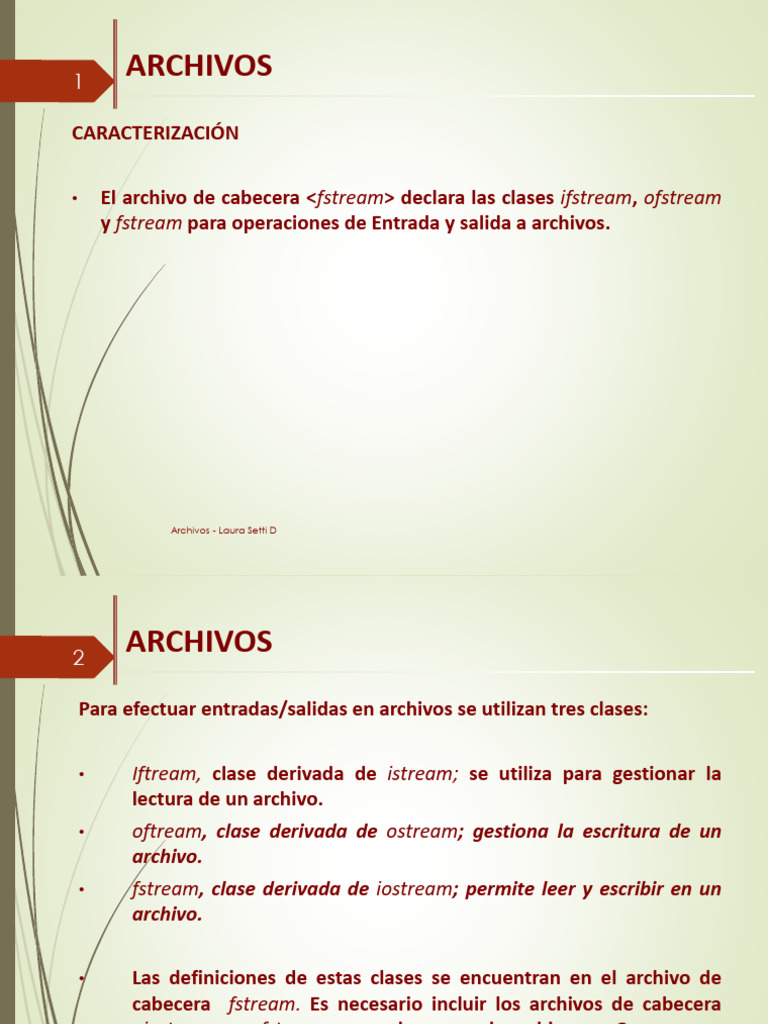 Manejo de Archivos en C++ | PDF | Archivo de computadora | C