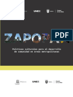 Políticas Culturales para El Desarrollo de Comunidad en Áreas Metropolitanas