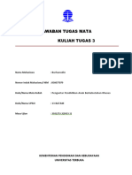 Pengantar Pendidikan Anak Berkebutuhan Khusus Tugas 3