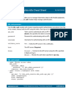 Cheat Sheet Ansible-K8s