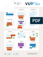 Academische Jaarkalender VU Amsterdam EN (2023 - 2024)