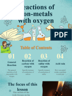 Reactions of Non-Metals With Oxygen