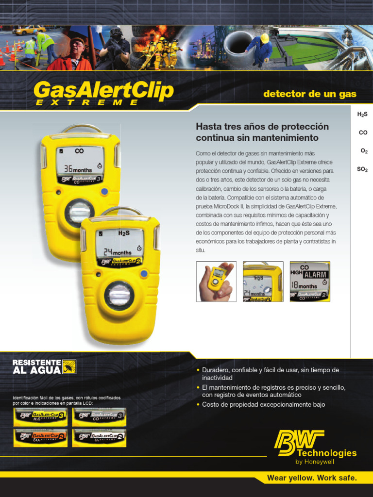 Gas Alert Clip Extreme PDF Ciencias fisicas