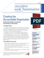 ExecSummaries-Creating The Accountable Organization