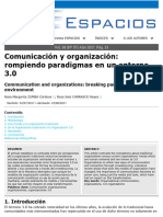 COmunicacion en La Organziacin 2017