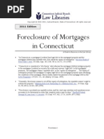 Foreclosure of Mortgages in Connecticut Law Library 2011 Edition