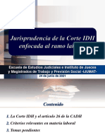 Jurisprudencia de la Corte IDH en materia laboral