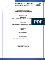 Geotecnia I, Tarea 3, Ing. Alexis Arroyo Alvarado