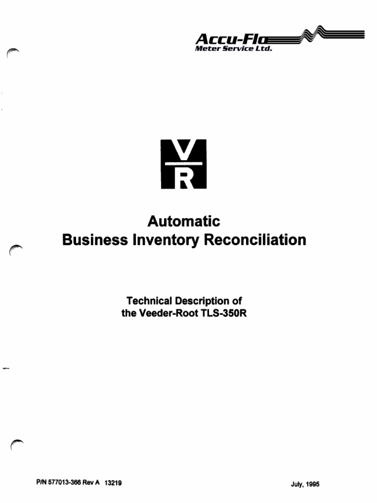BIR Technical Description PDF Point Of Sale Inventory