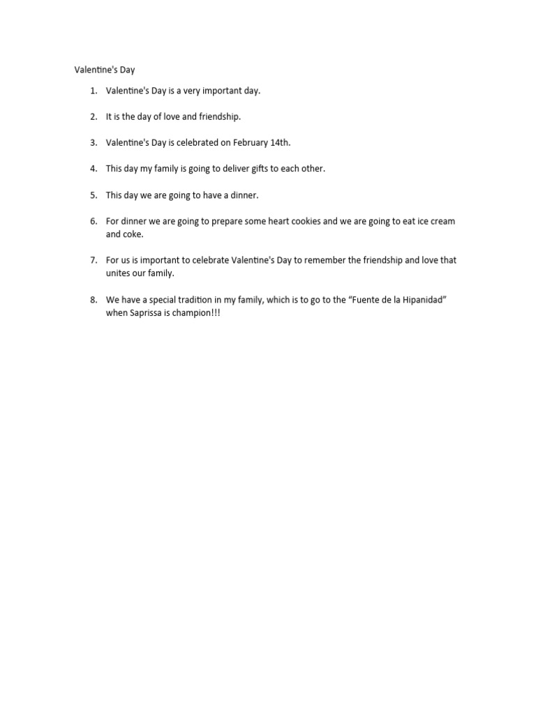 Valentines Day | PDF