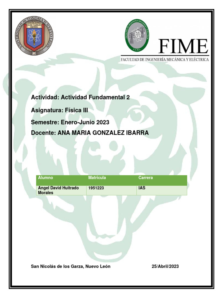 Af2 Física III | PDF