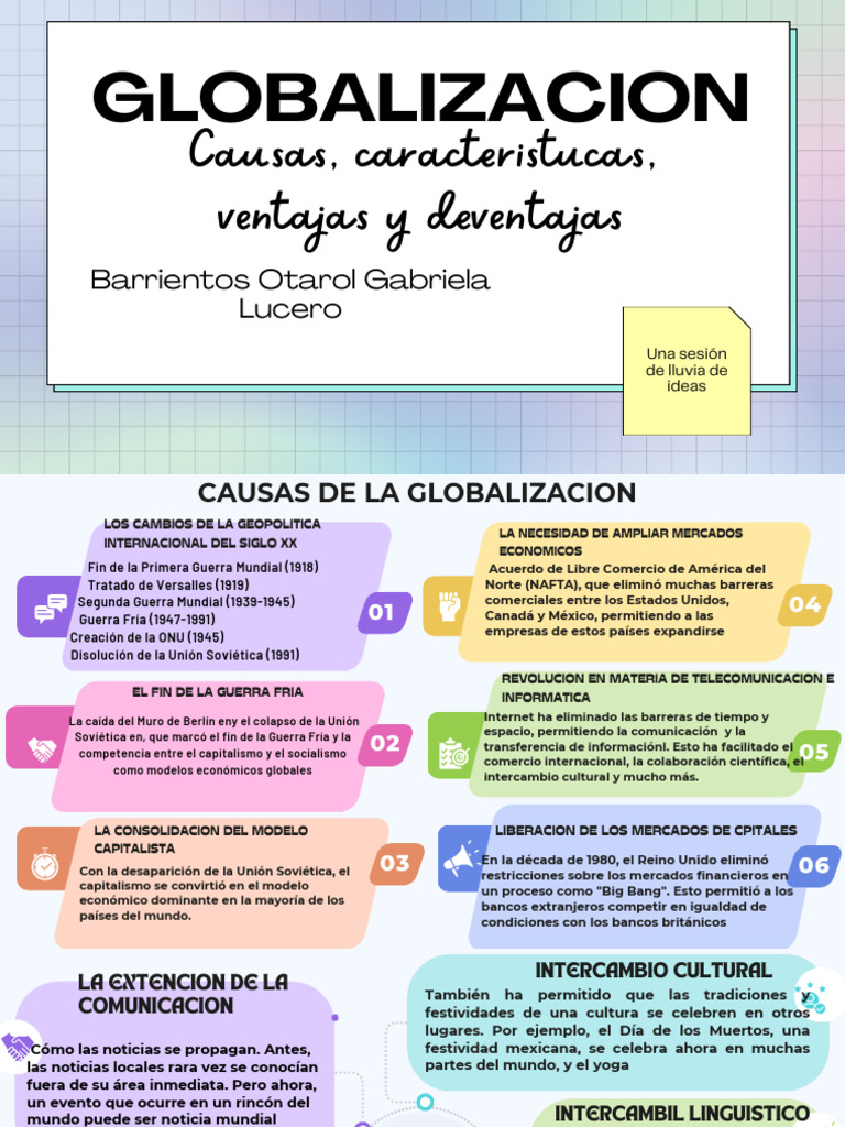 Causas y Efectos de la Globalización | PDF | Globalización | Tratado de ...