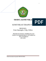 MODUL Komunikasi Terapeutik