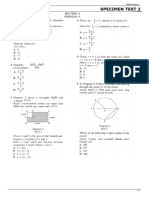 Specimen Test 2 MT22 NA