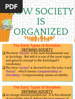 Week 5 6 HOW SOCIETY IS ORGANIZED