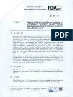 FDA Circular No. 2023 006