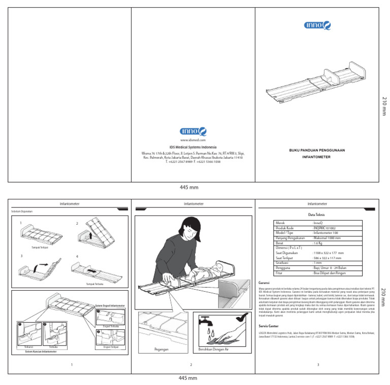 Panduan Penggunaan Infantometer Bayi | PDF