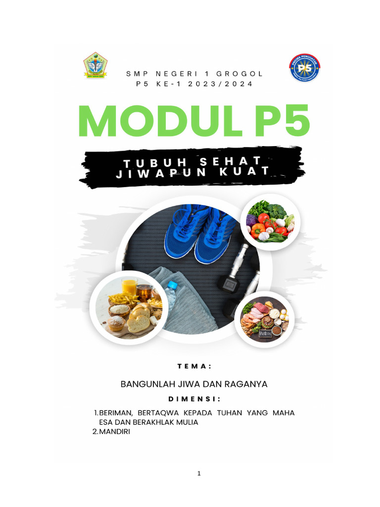 Modul P5: Makanan Sehat dan Gizi Seimbang | PDF