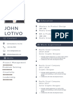 Black & White Minimalistic Professional Resume