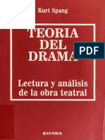 M1 - Teoria Del Drama - Lectura y An - Spang, Kurt