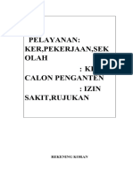 Pelayanan Ker Pekerjaan, Sekolah, Ker Capeng, Surat Izin Sakit, Capeng