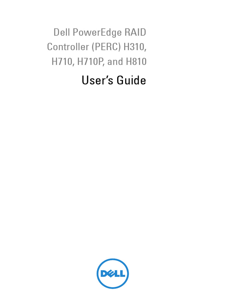 Dell Hardware Raid Perc h710 Controller PDF Cache