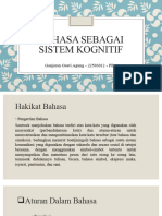 Bahasa Sebagai Sistem Kognitif