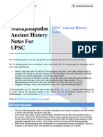 16 Mahajanapadas Ancient History Notes For Upsc