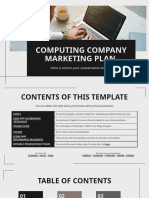 Computing Company Marketing Plan by Slidesgo