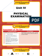 Unit IV B. Physical Assessment