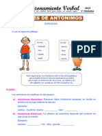 Clases de Antónimos