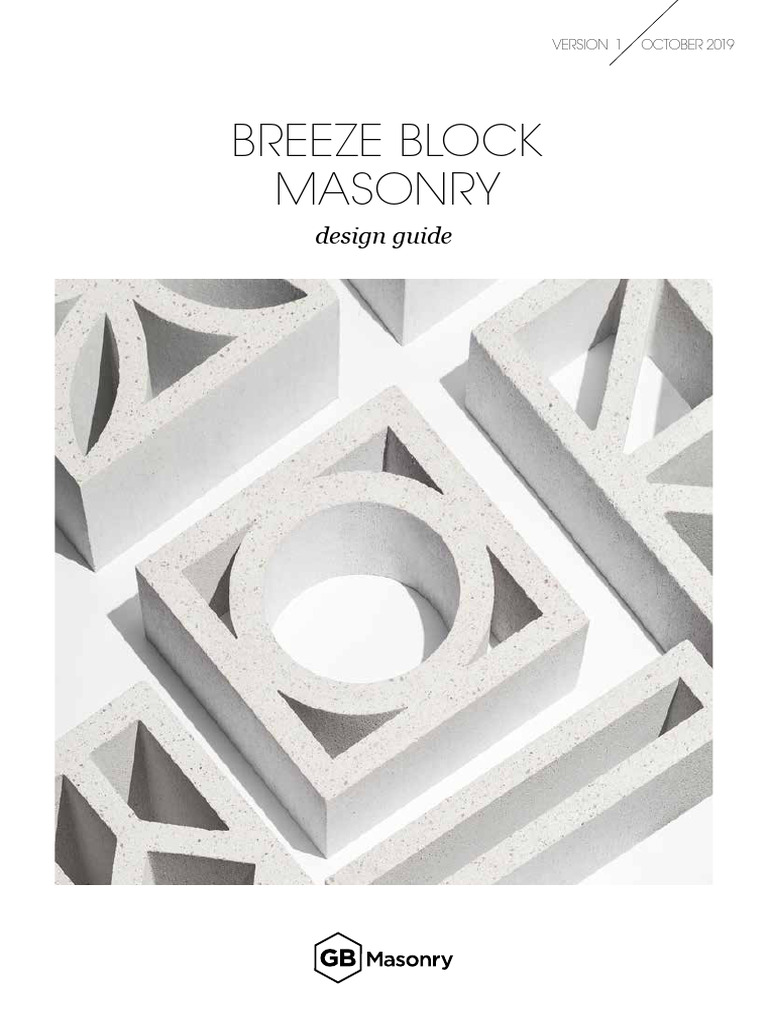 Breeze Block Design Guide | PDF | Concrete | Masonry