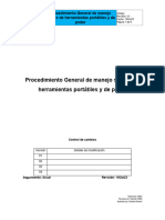 Procedimiento de Trabajo Seguro Con Herramientas Portátiles y de Poder - AJAD