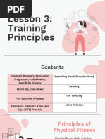 Lesson 3: Training Principles