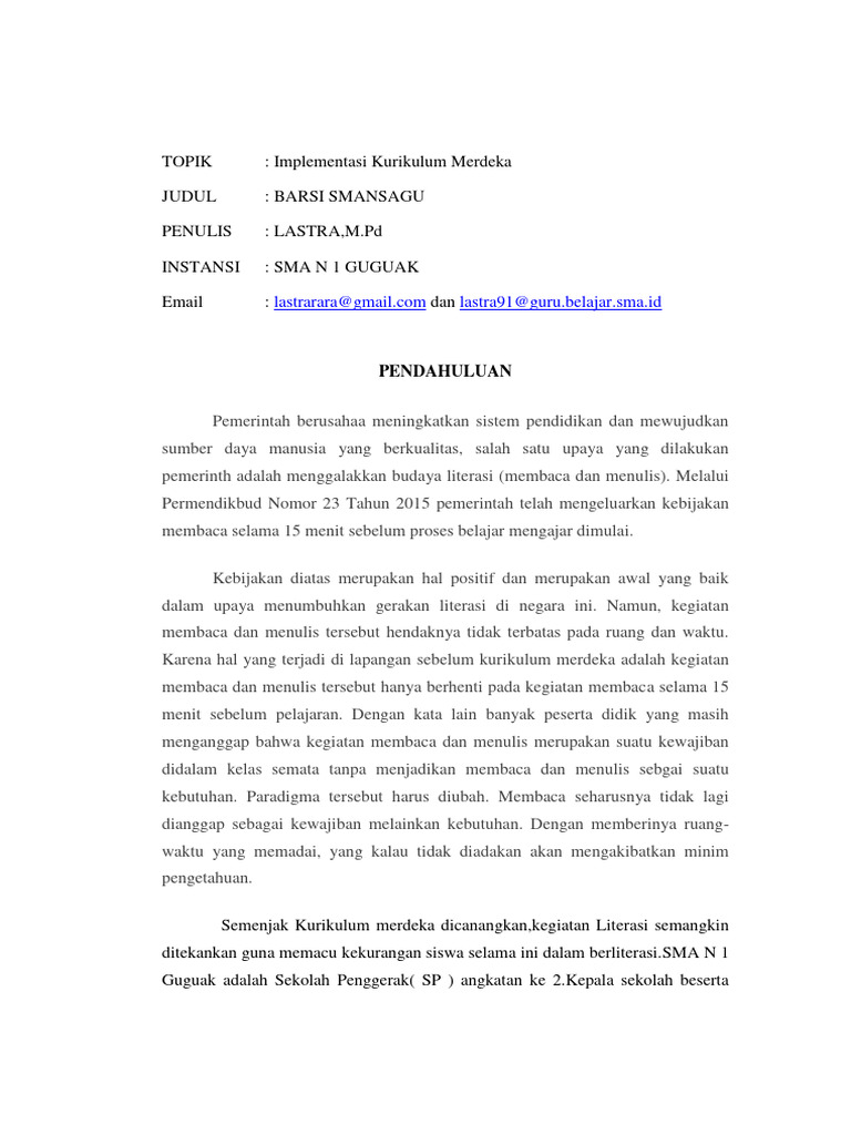 BARSI SMANSAGUdocx PDF