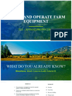 1Q - W3-Select and Operate Farm Equipment