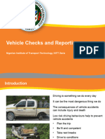 Vehicle Checks and Reporting