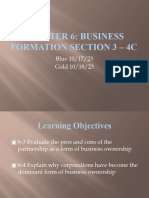 Chapter 6 Business Formation Sections 3-4