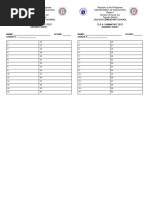 Answer Sheet 2 Columns