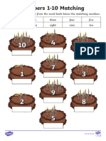 T N 7480 Numbers 0 To 10 Matching Words and Digits Activity Sheets - Ver - 1