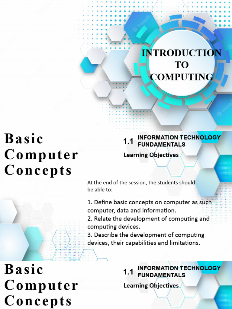 Basic Computer Concept. | PDF | Personal Computers | Microcomputers