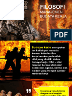 Filosofi Budaya Kerja